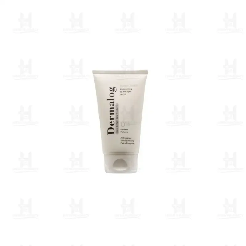 کرم مرطوب کننده و روشن کننده دست حاوی SPF15 درمالوگ 50 میلی لیتر
