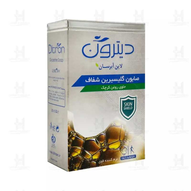 صابون گلیسیرینه شفاف دیترون 110 گرم