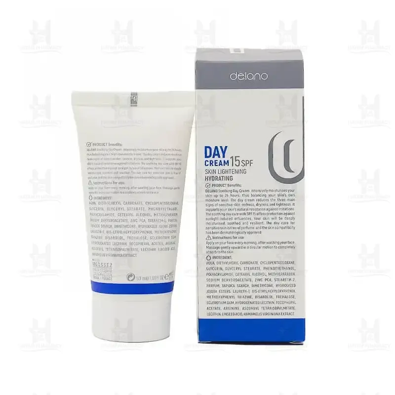 کرم ضد لک روز حاوی SPF15 دلانو 50 میلی لیتر