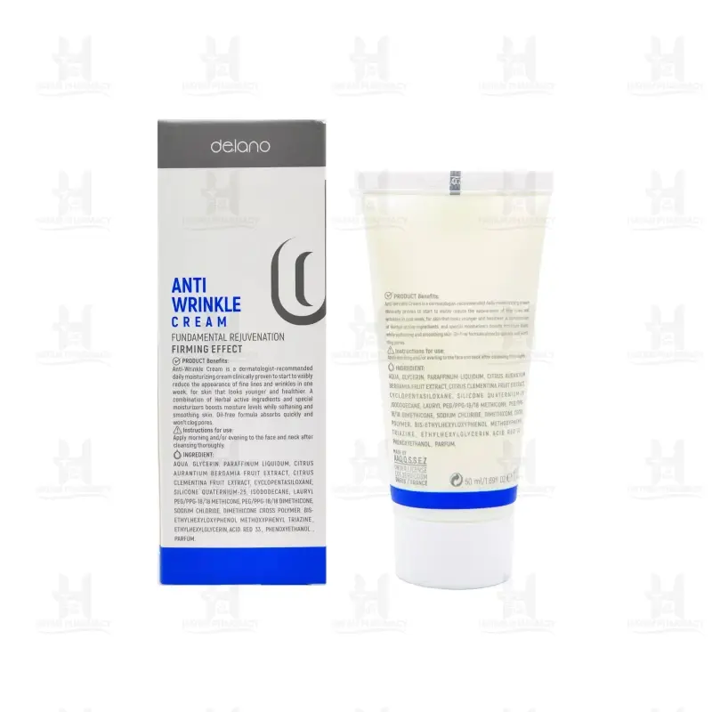 کرم ضد چروک حاوی SPF15 دلانو 50 میلی لیتر