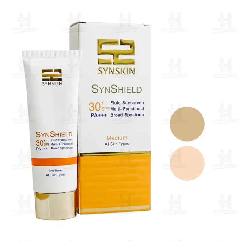 کرم ضد آفتاب فلوئید حاوی SPF30 ساین اسکین 50 میلی لیتر
