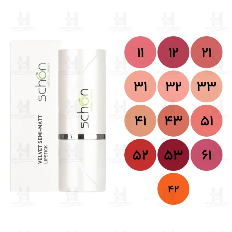 رژلب جامد شون مدل Velvet Semi Matt