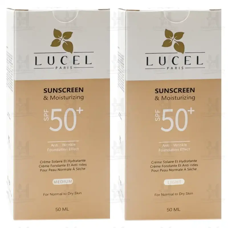 کرم ضد آفتاب پوست خشک و نرمال SPF+50 لوسل 50 میلی لیتر