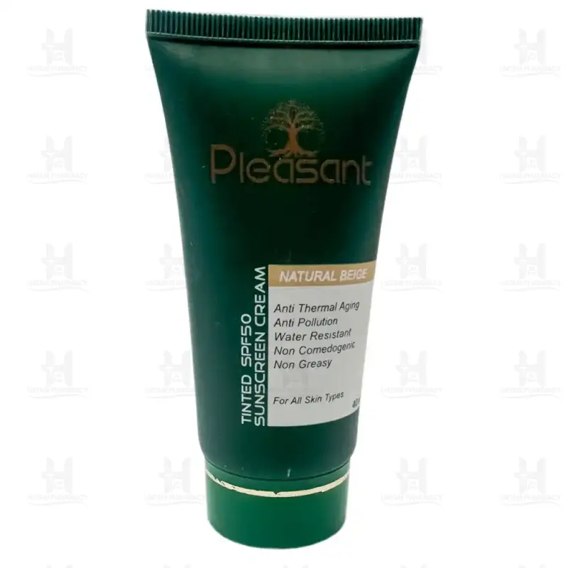 کرم ضد آفتاب رنگی SPF50 پلزنت 40 میلی لیتر