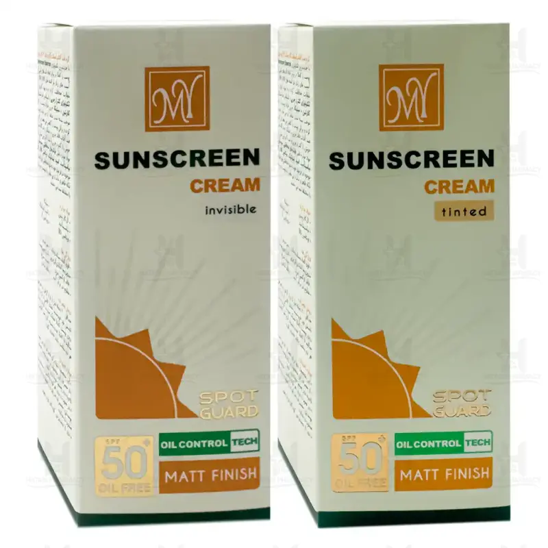 کرم ضد آفتاب فاقد چربی SPF50 اسپات گارد مای 50 میلی لیتر