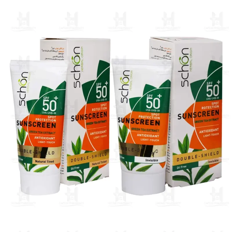 ضد آفتاب دابل شیلد فاقد چربی SPF50 شون 50 میلی لیتر