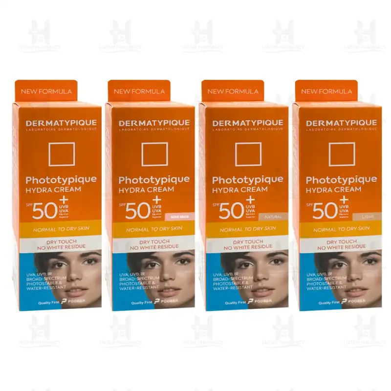 کرم ضد آفتاب حاوی SPF50 پوست خشک درماتیپیک 50 میلی لیتر