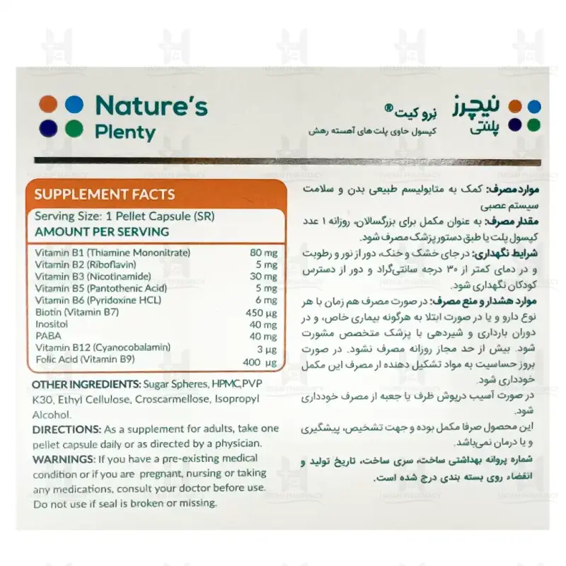 کپسول نرو کیت نیچرز پلنتی