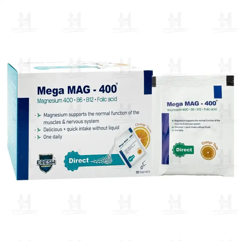 ساشه منیزیم 400 مگا مگ فرش مورنینگ 30 عدد