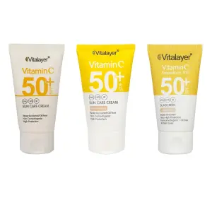 کرم ضد آفتاب SPF50+ حاوی ویتامین C ویتالیر 40 میلی لیتر