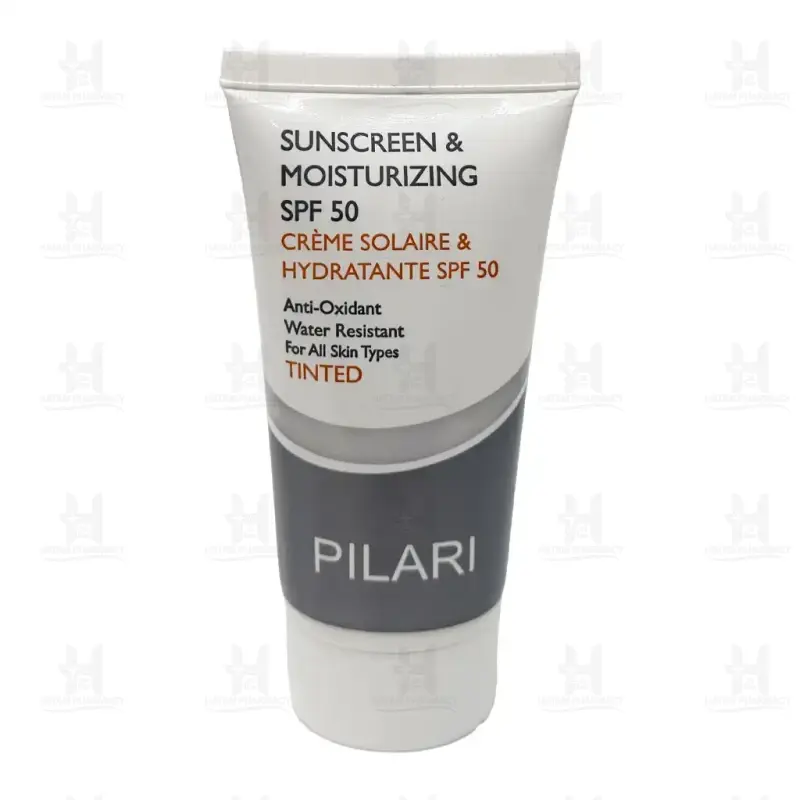 کرم ضد آفتاب و مرطوب کننده SPF50  پیلاری 50 میلی لیتر