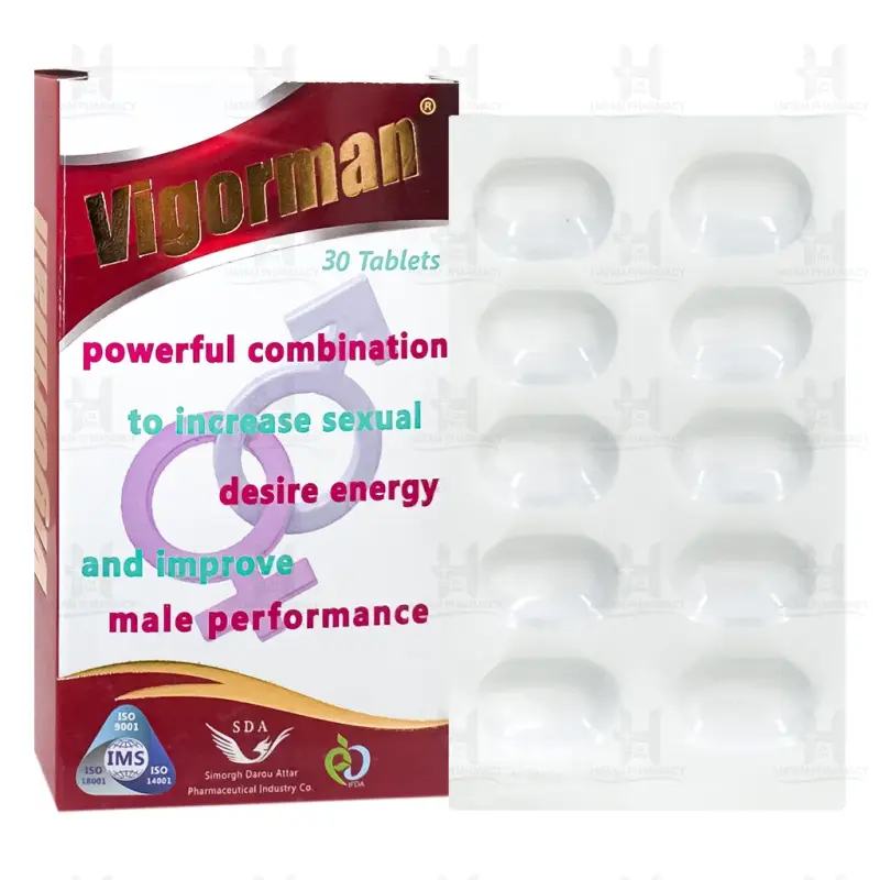 قرص ویگورمن سیمرغ دارو عطار 30 عدد