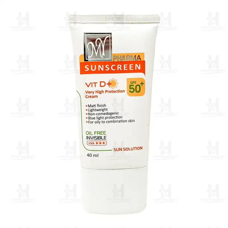 کرم ضد آفتاب سان سلوشن spf50 رنگی پوست چرب مای فارما 40 میلی لیتر