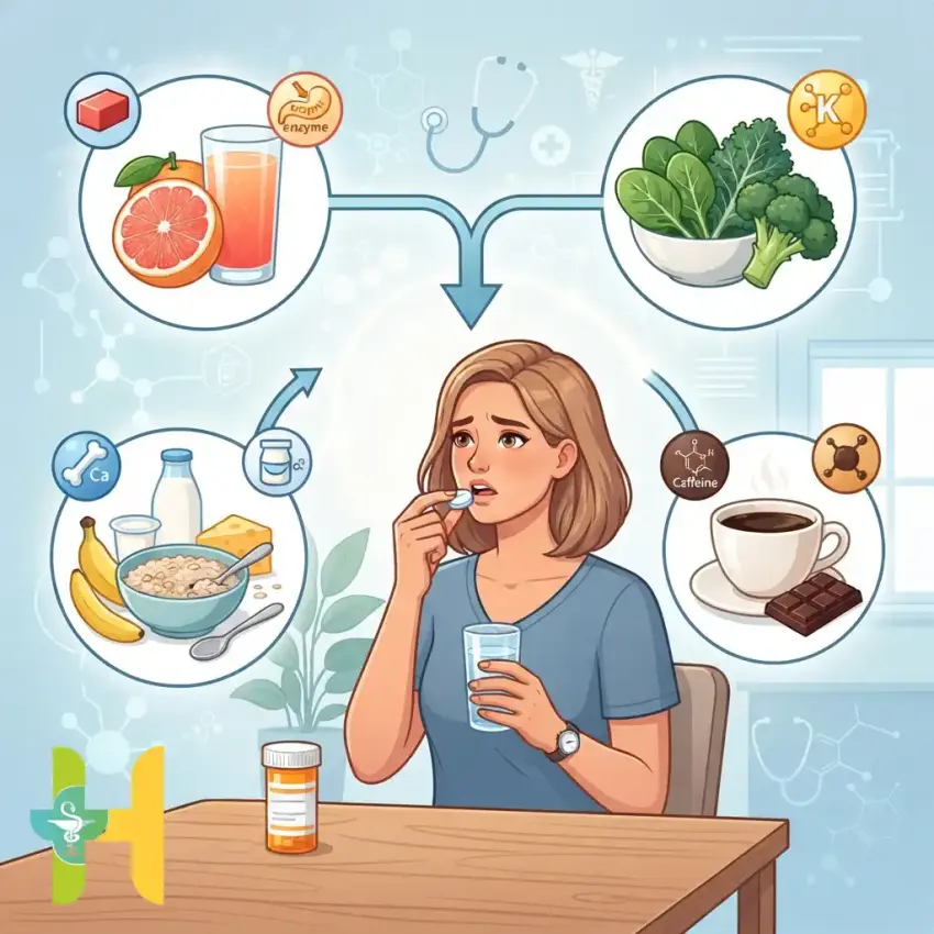 تداخل غذا و دارو؛ چه خوراکی‌هایی اثر داروها را تغییر می‌دهند؟